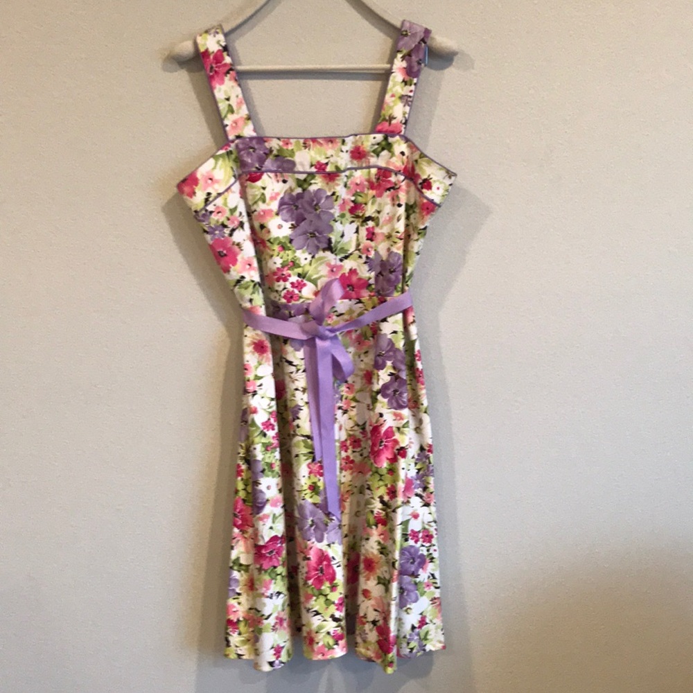 Dress Barn Plus size Floral Print Dress - Picture 1 of 7